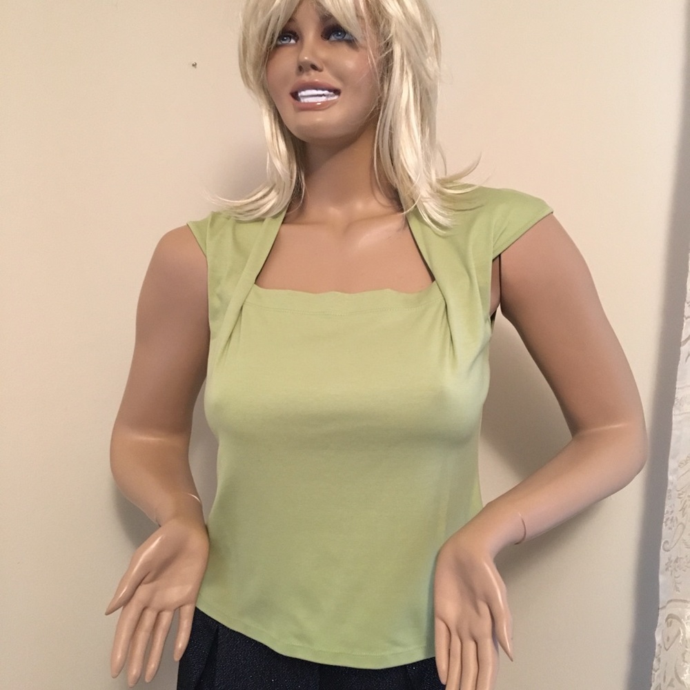 Vintage Green Blouse - Lafayette 148